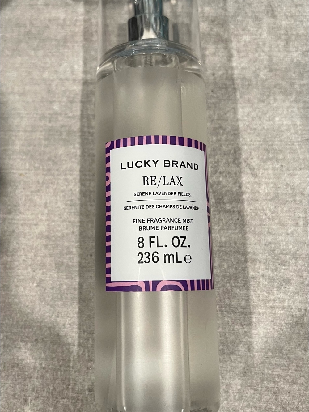Lucky Brand Re/Lax Serene Lavender Fields Fine Fragrance Mist